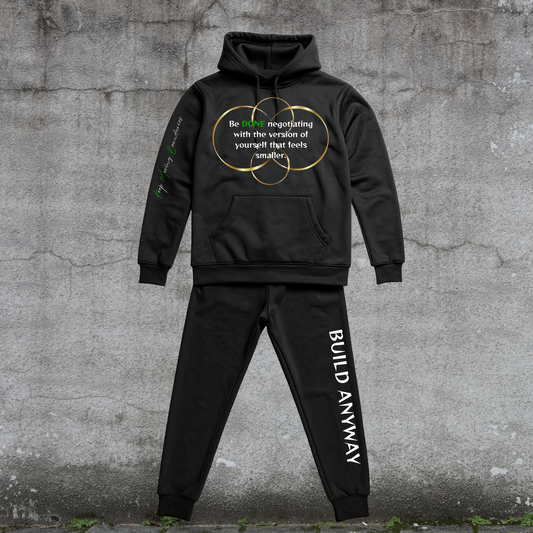 Hoodie + Sweatpants Set-Be DONE Negotiating