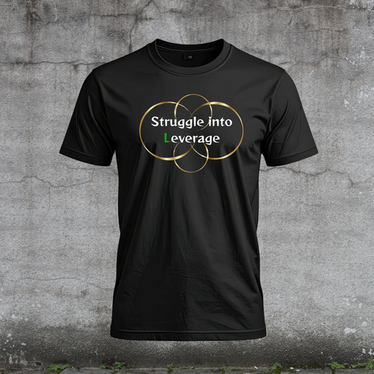 Men's T-Shirt-Struggle into Leverage