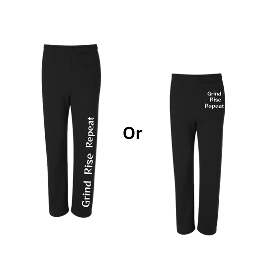 Grind Rise Repeat Sweatpants – Keep Moving Boundaries